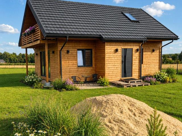 Dom na sprzedaż 3 pokoje rawski, 73 m2, działka 1568 m2