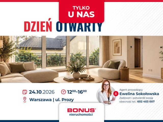 Dom na sprzedaż, Warszawa, Prozy