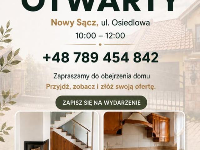 Dom na sprzedaż, Nowy Sącz, Osiedlowa