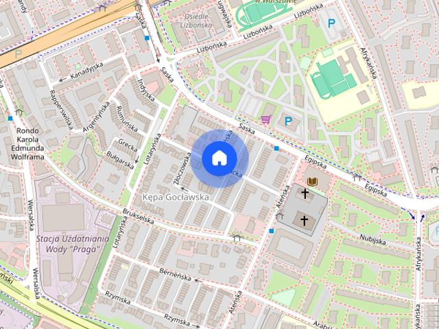 Dom na wynajem, ul. Alzacka, Warszawa Praga Południe