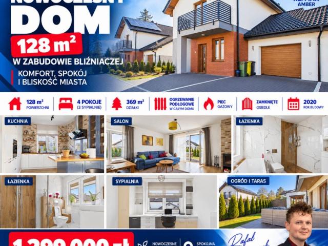 Dom, Słupsk, Wiązowa, 128.00 m², sprzedam dom