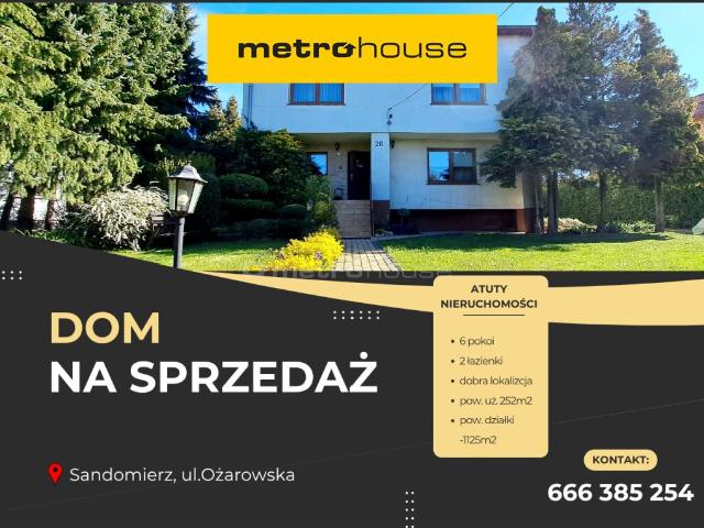 Dom, Sandomierz, Ożarowska, 252.00 m², sprzedam dom