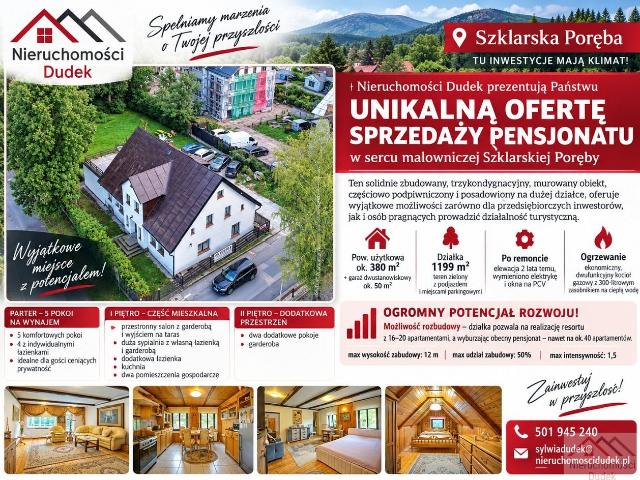 Dom sprzedam, Szklarska Poręba, Gimnazjalna, 430 m2, cena: 5 960 000 zł