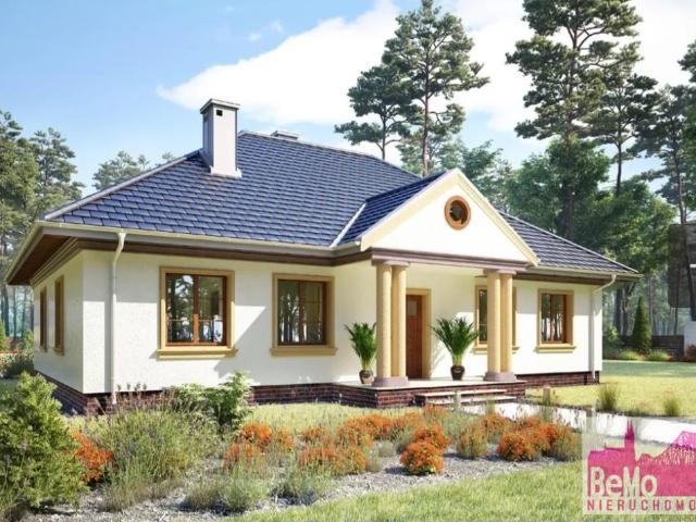 Dom parterowy 112 m2 z ogrzewaniem podłogowym i dużą działką