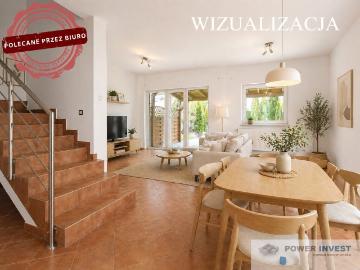 Dom w zabudowie szeregowej 122 m2 z ogrodem i garażem
