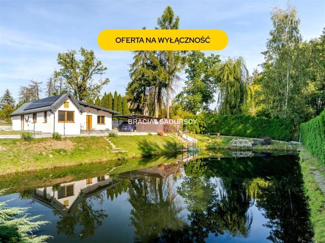 Dom w sasiedztwie lasu z ze stawem, Brzesko ul. Wodna