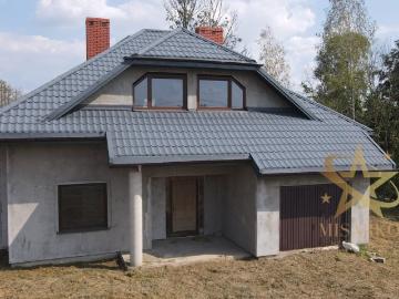 Dom w stanie surowym z dużą działką 3000 m², blisko Białegostoku