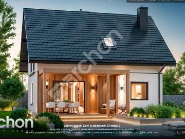 Dom w stanie surowym z pięknym widokiem na wzgórzu