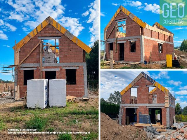 Dom w stanie surowym z projektem 94 m2 – blisko Krakowa