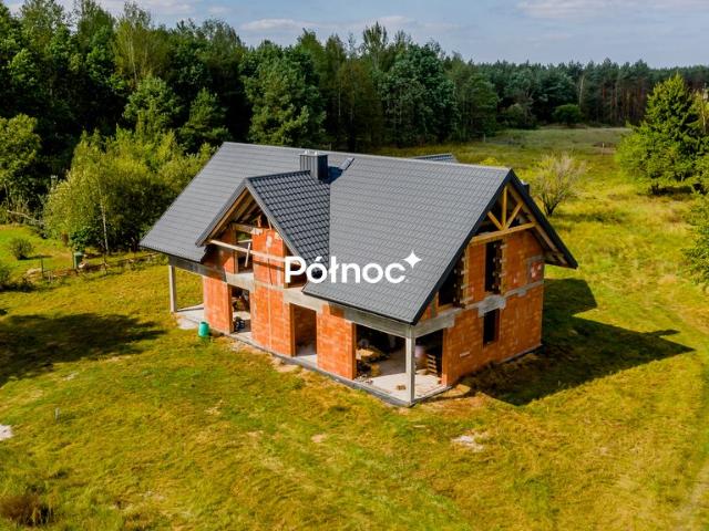 Dom w stanie surowym zamkniętym, 148,67 m2, działka od 400 m2