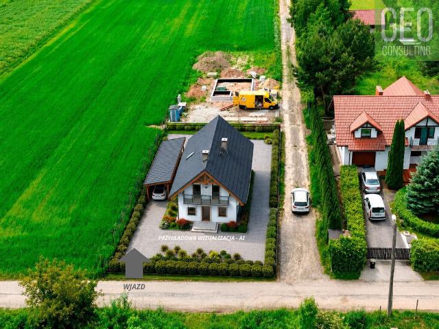 Dom w stanie surowym z projektem 94 m2 – blisko Krakowa