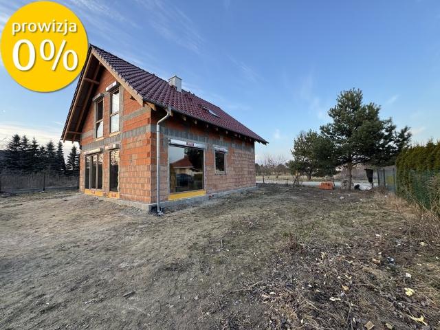 Nowoczesny dom wolnostojący 133 m2 z działką 750 m2, stan surowy
