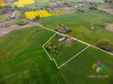 Dom z warsztatem i dużą działką 0,92 ha w Milewie