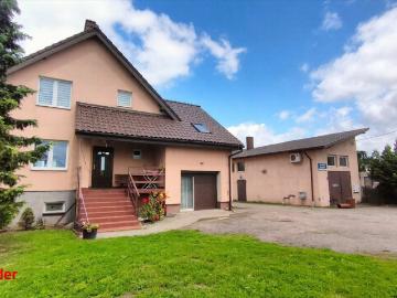 Dom z warsztatem 145 m², ogrzewanie gazowe, potencjał biznesowy
