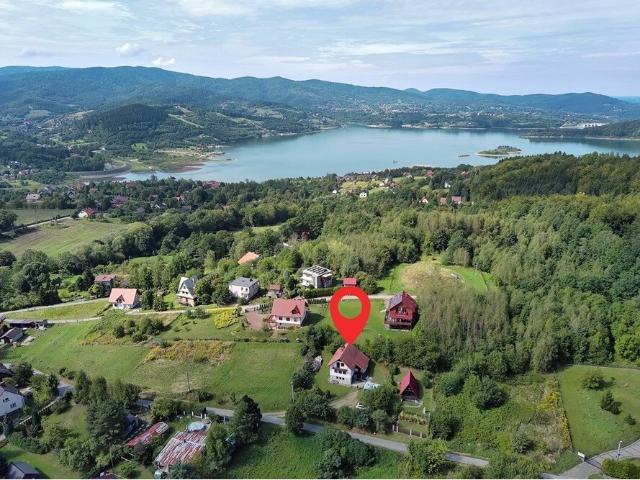 Dom z widokiem na jezioro w Mucharzu 180 m², działka 1000 m²