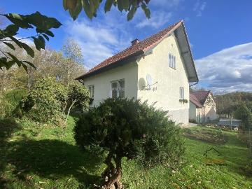 Dom z dużym ogrodem 150 m2, potencjał, Mucharz