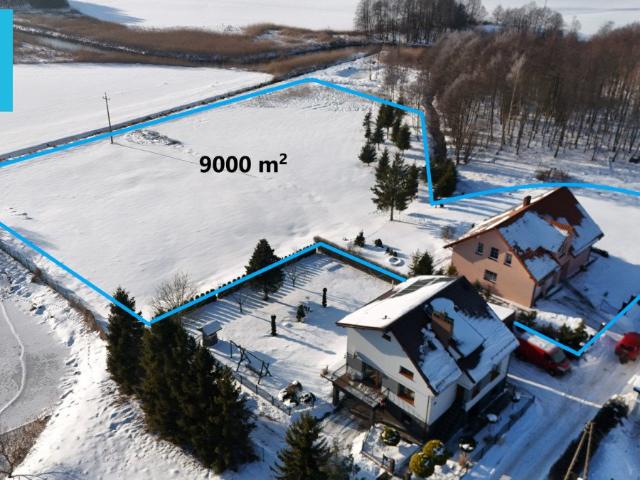 Dom z dużą działką 9000 m², nowoczesny, gotowy do zamieszkania