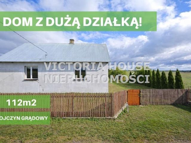 Dom z dużą działką w spokojnej okolicy, 112 m2