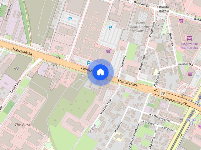 Dom z garażem, dla firmy
