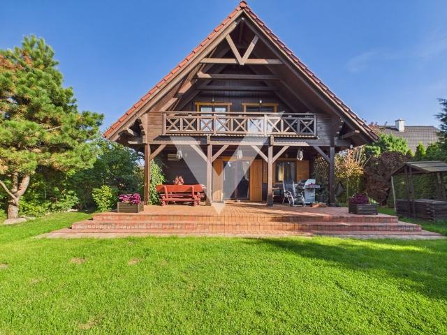 Dom z litego drewna 188 m² sauna, 5 pokoi w Czarnowie