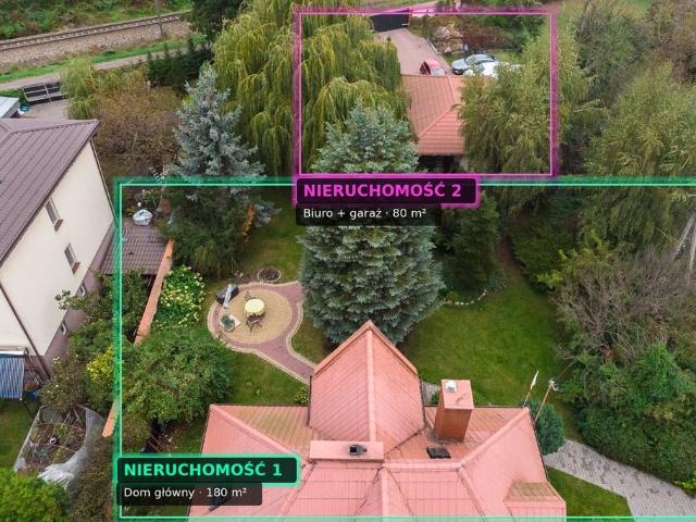 Dom z niezależnym biurem – dwie KW, Płock