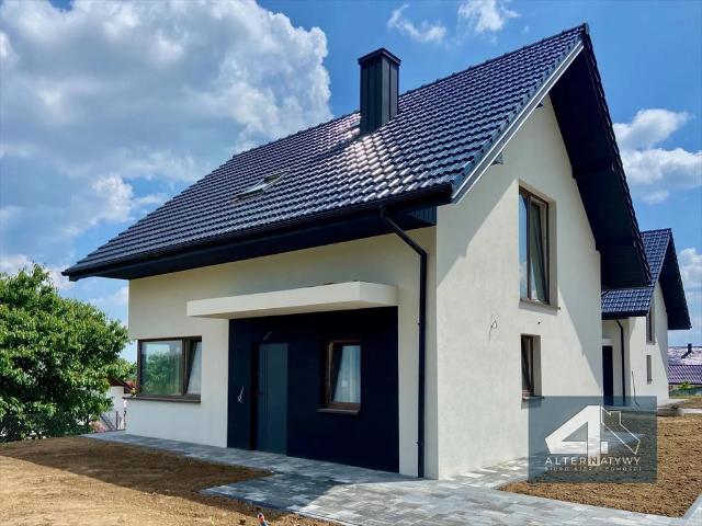 Dom z ogródkiem w Gorzkowie, 101,5 m2, ogrzewanie podłogowe