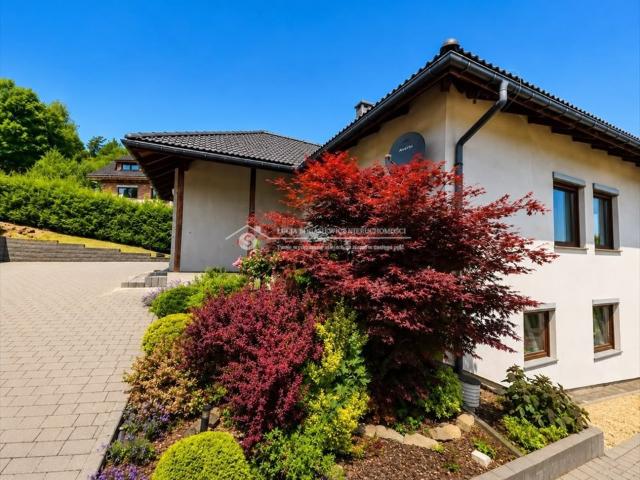 Dom z panoramicznym widokiem na Beskidy, 242 m², potencjał