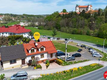 Dom z panoramicznym widokiem na Zamek w Nowym Wiśniczu