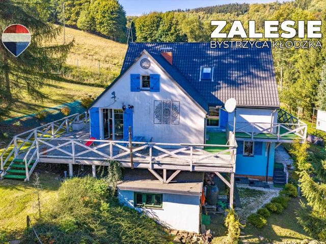 Dom z pensjonatem w Zalesiu 300 m², 4,3 ha działki