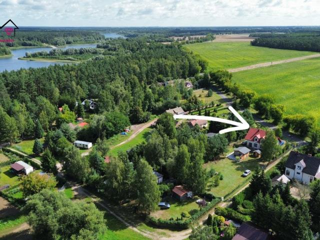 Dom z piwnicą i tarasem blisko jeziora Wilczyńskiego