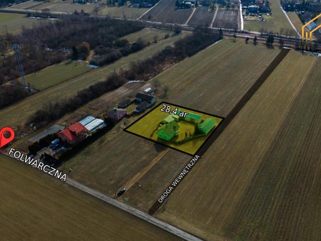 Dom z potencjałem 120 m² w Węglinie z działką 2831 m²