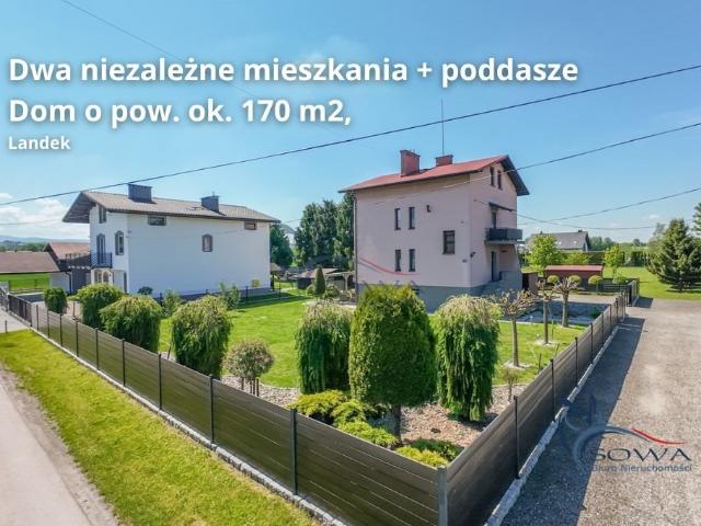 Dom z potencjałem dla dwóch rodzin, 170 m² + 70 m², ogród 830 m²