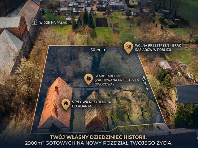 Dom, budynki gospodarcze i 29 arów ziemi