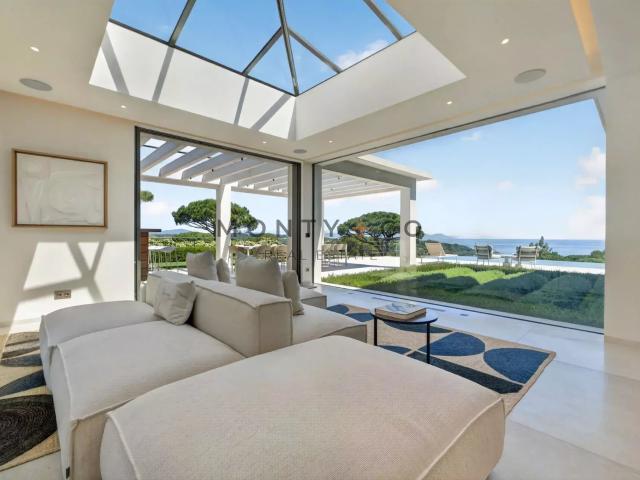 Domaine contemporain – Le Capon, Saint Tropez – Deux villas de prestige avec vue mer, 14 chambres à louer