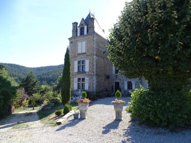 Domaine de château avec gîtes, chambres et camping aux no