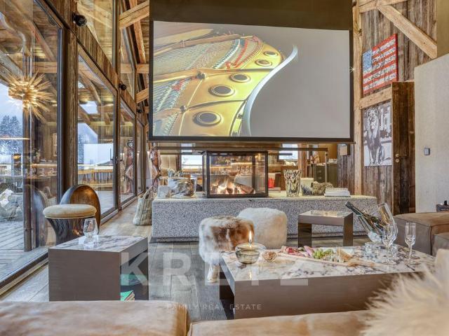 Domaine privé Magnifique Chalets de Luxe 536m² Megève