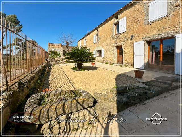 Domaine viticole d'exception de 47 hectares avec mas en pier. 446m² Cesseras
