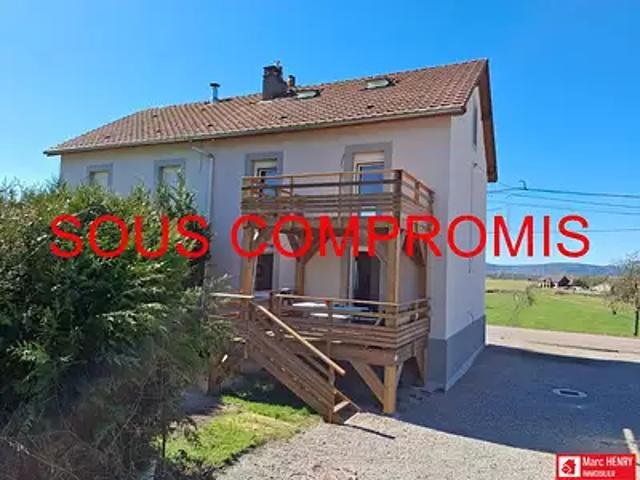 Dommartin lès Remiremont 88200 Achat / Vente appartement 2 pièces t2 terrasse parking