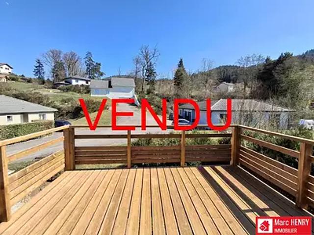 Dommartin lès Remiremont 88200 Achat / Vente appartement 4 pièces t4 terrasse parking