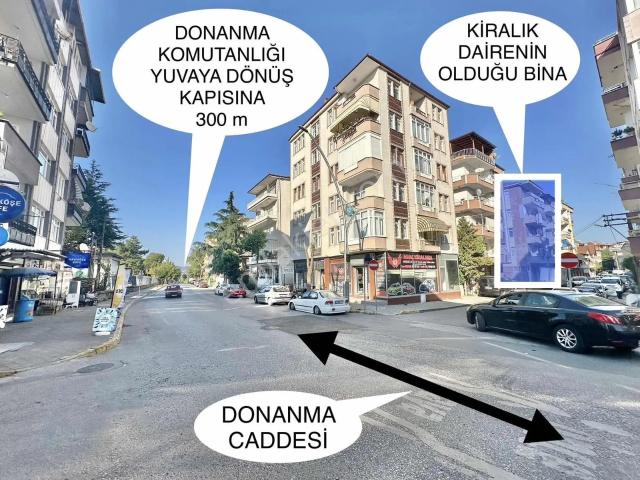 Donanma K.lığına 300 M İçi Yapılı 2+1 Kiralık Arakat Daire