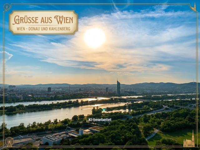 Donauparkblick! Spacious studio apartment on a higher floor for short or long term rent!