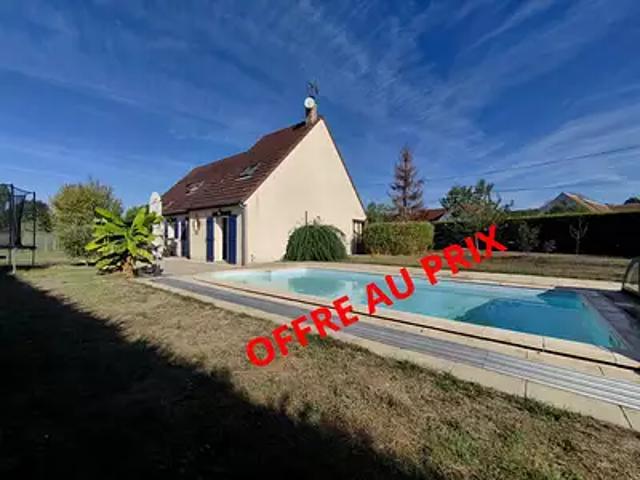 Donnery 45450 Achat / Vente maison 8 pièces t8 piscine terrasse