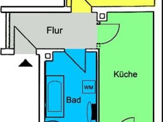 Döbeln! Erste eigene Wohnung? Balkon, separate Küche, Tageslichtbad mit Wanne!