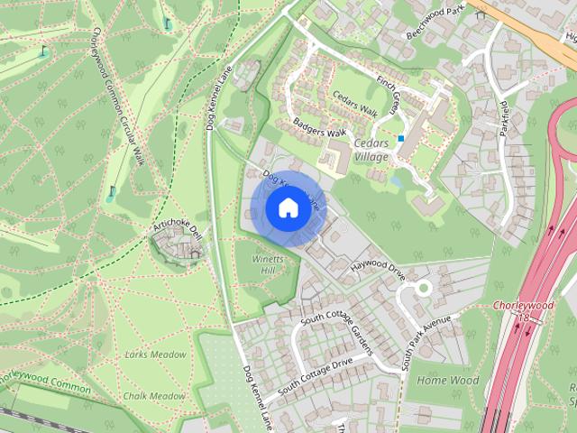 Dog Kennel Lane Chorleywood WD3