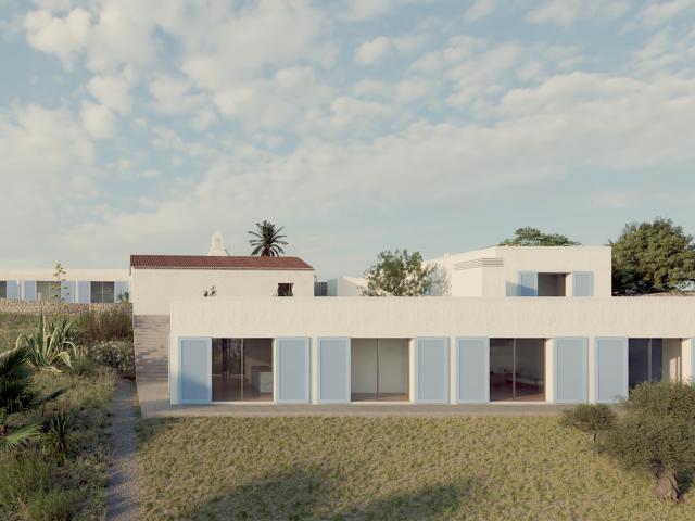 Dois lotes com projeto aprovado para construção de duas moradias com piscina