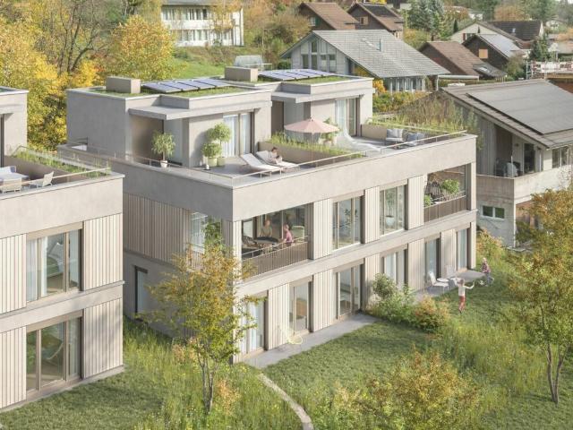 DOPPELEINFAMILIENHAUS UNTERDORF MÖNTHAL Zeitgemässe Architektur mitten im Grünen