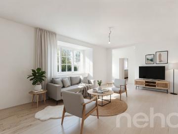 Doppelhaus mit Garten, großem Keller und 2 Kindersitzen