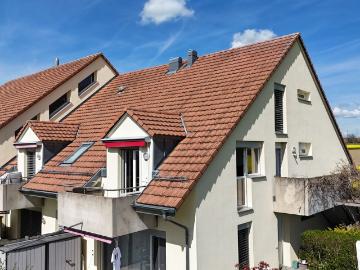Doppelhaus mit Garten und Blick auf Alpen / Mont Blanc Daillens
