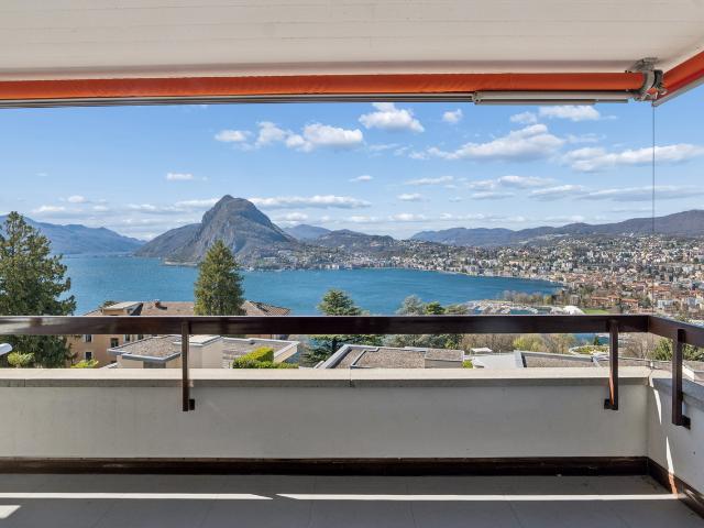 Penthouse Duplex mit herrlichem Blick auf den Luganersee