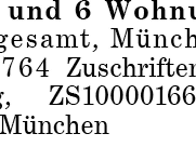 Doppelhaus und 6 Wohnungen München